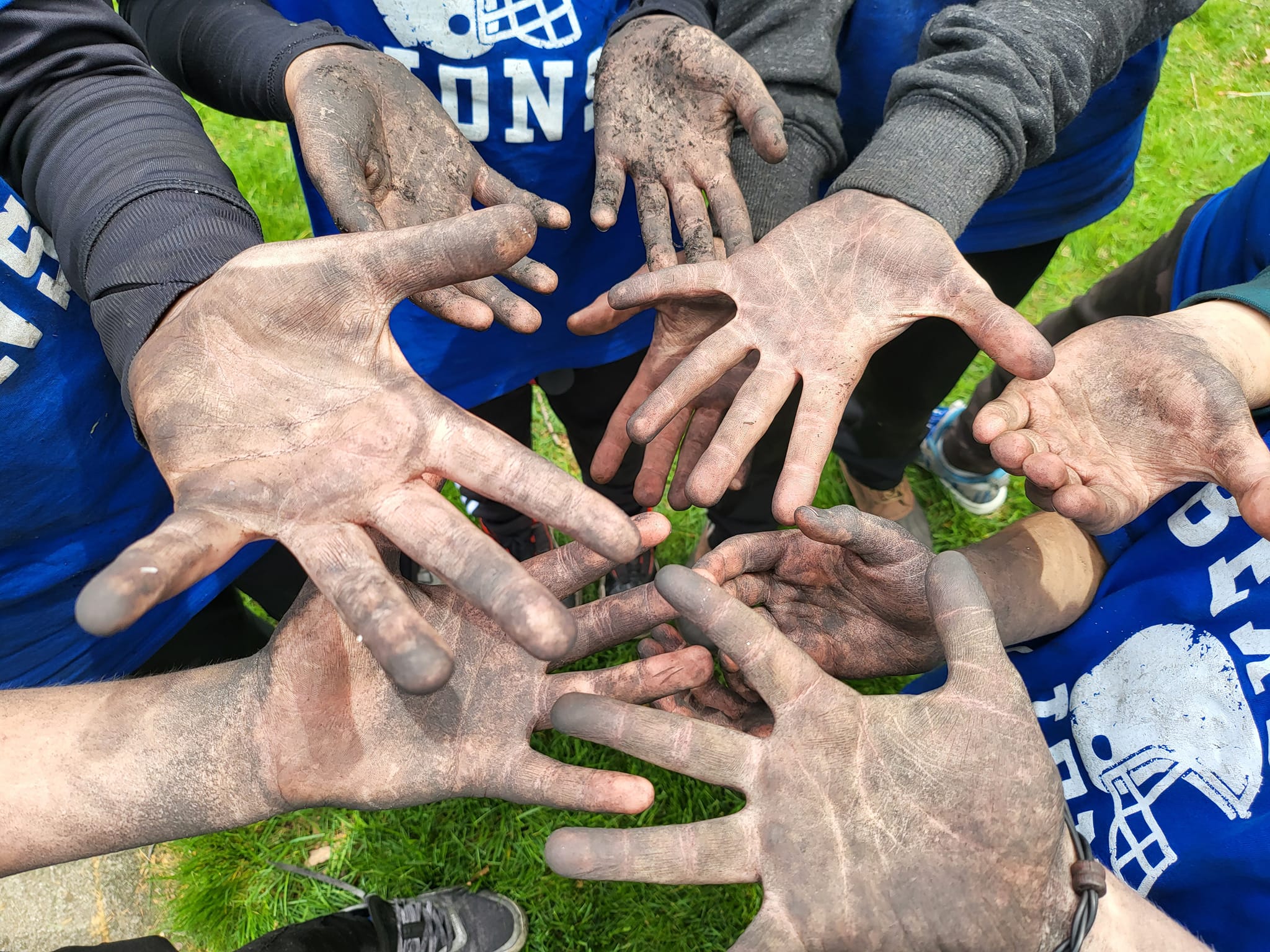 mulch hands